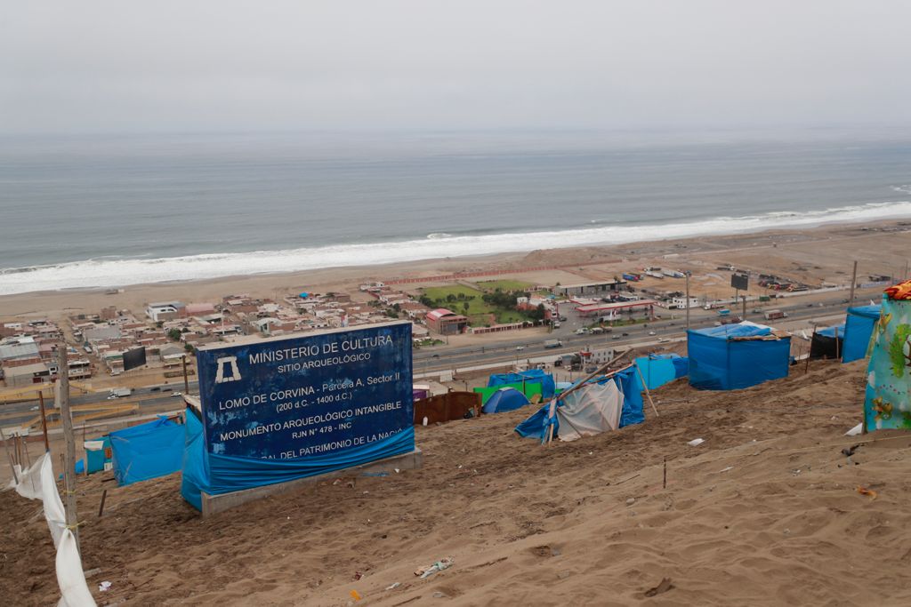 Ministerio de Cultura y Ministerio del Interior recuperan la Zona Arqueológica Lomo de Corvina