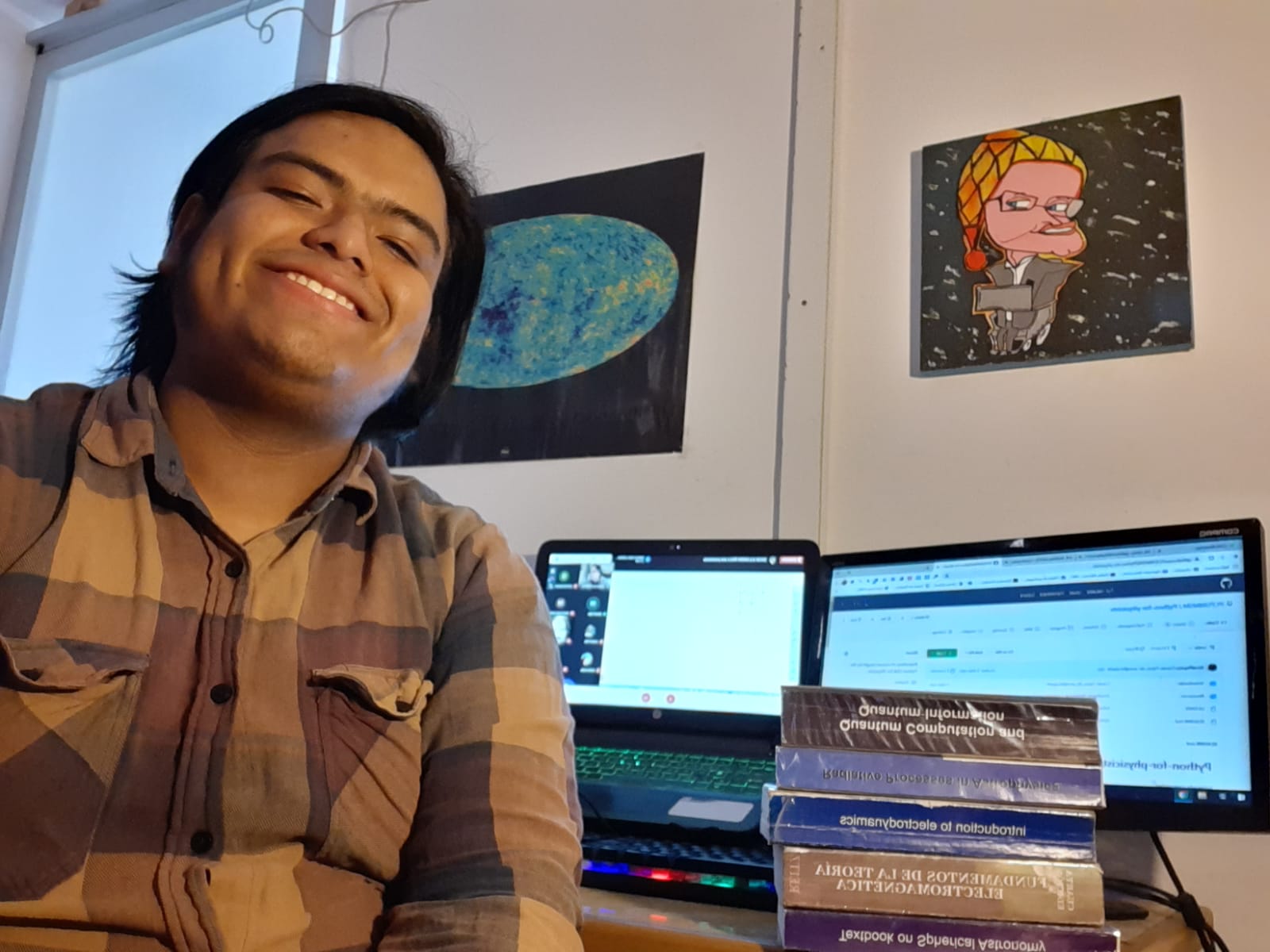 Ricardo Quispe, talento de San Marcos dicta clases de física computacional gratis