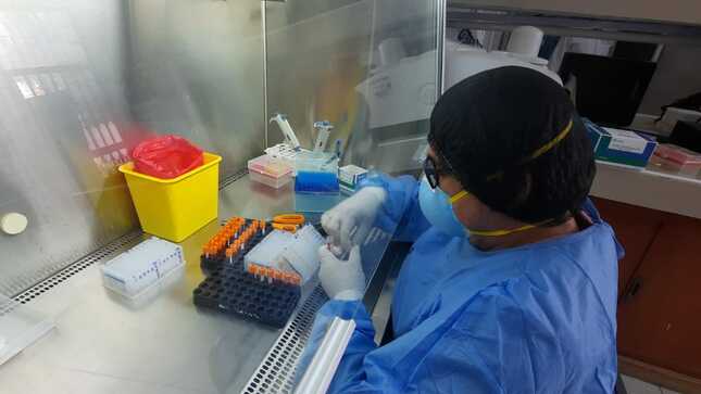 El Instituto Nacional de Salud entregó 20 mil kits de pruebas moleculares de extracción y 20 mil kits de amplificación.
