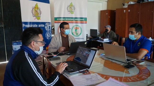 Reunión de coordinación con el equipo técnico para elaborar el plan de trabajo para las estimaciones de riesgo