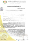 Vista preliminar de documento 08_OM_PROHIBICION DE PRECENSIA DE ANIMALES EN LUGARES PUBLICOS N008-2019-MDC-A.pdf