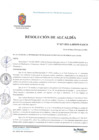 Vista preliminar de documento Resolución de Alcaldía Nº 027 - Aprobación de las modificaciones presupuestales en el nivel programático - tipo 3