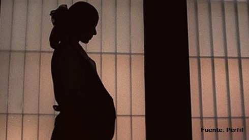 Foto de una mujer embarazada