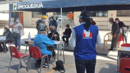 Foto de local de vacunación