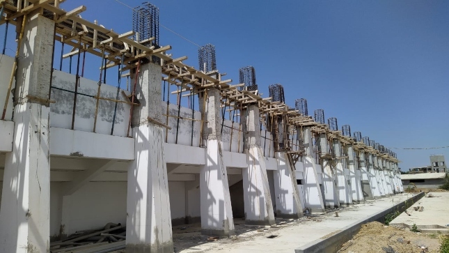 Imagen JPG de obra de construcción en colegio Salaverry, Piura.