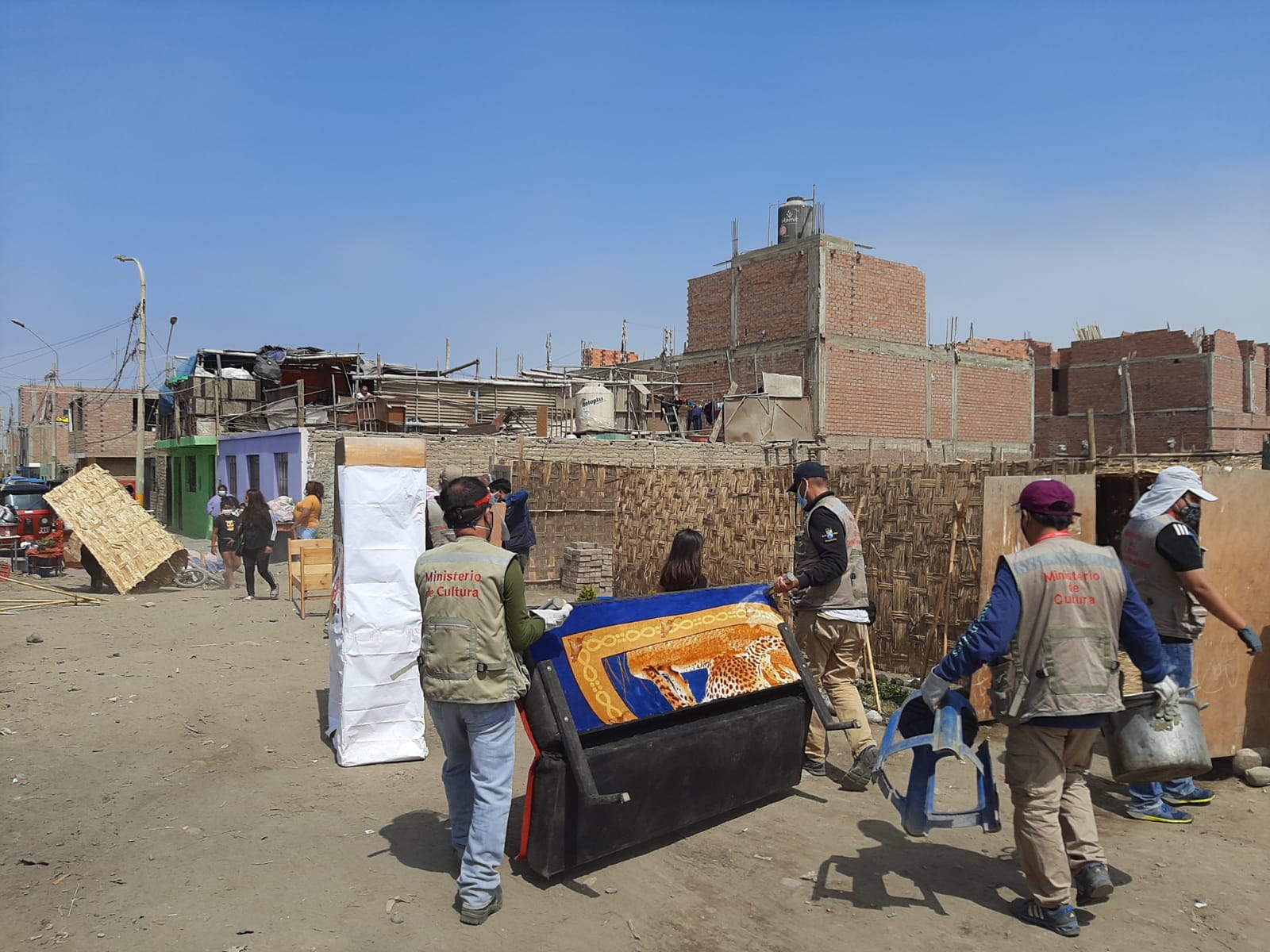Ministerio de Cultura realizó recuperación extrajudicial de área invadida de la zona arqueológica monumental Los Huacos