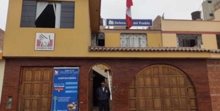 Foto de la fachada de la oficina defensorial