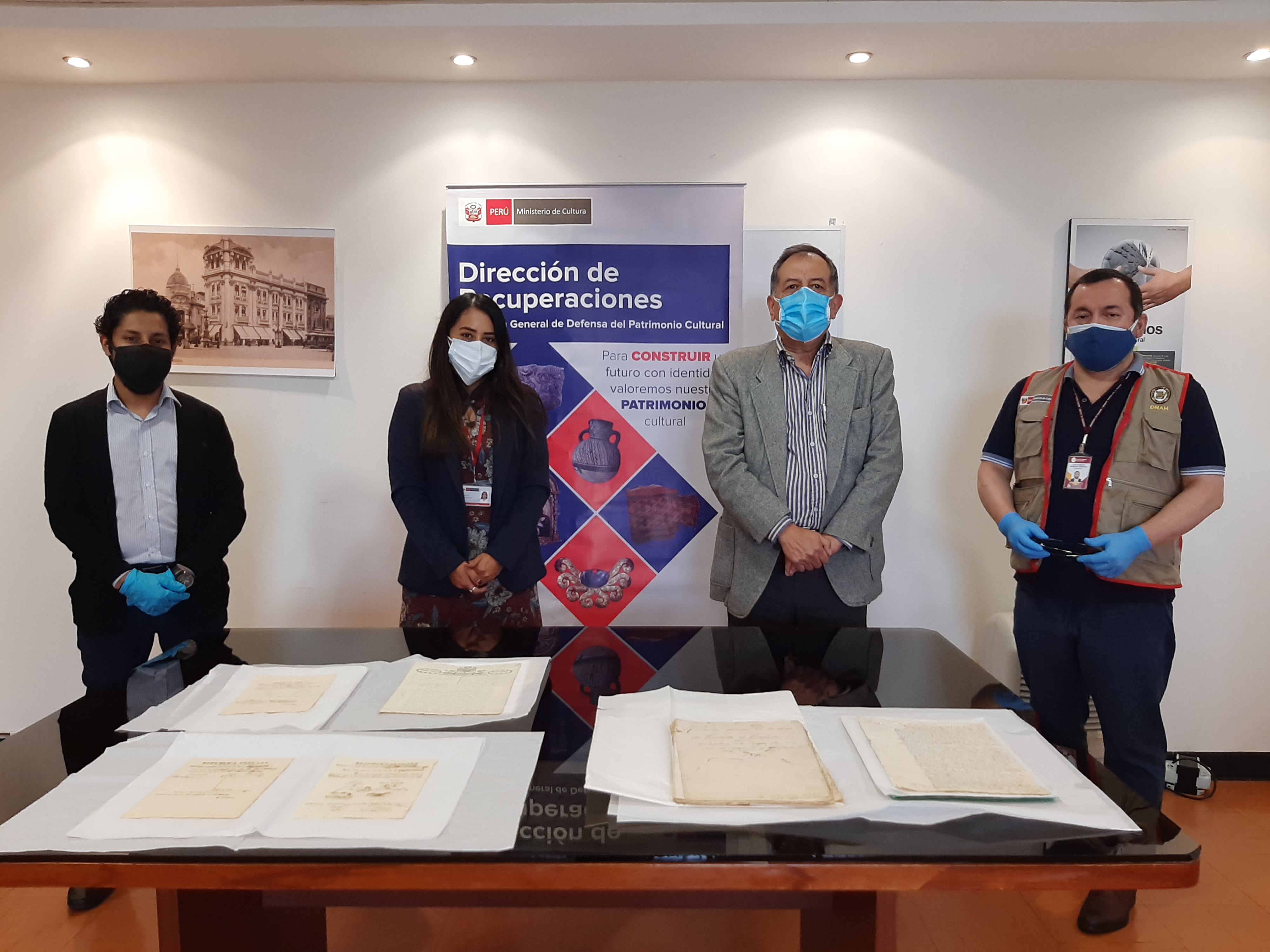 Ministerio de Cultura realizó importante entrega de bienes documentales recuperados al Archivo General de la Nación