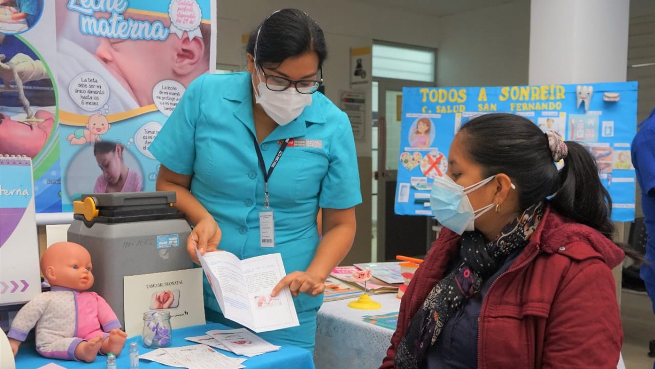 Minsa promueve paquete preventivo para gestantes en los establecimientos de salud de Lima Este