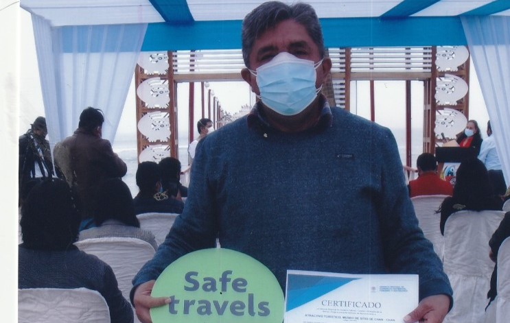 Chan Chan es reconocido internacionalmente con Sello “Safe Travels” como destino turístico bioseguro
