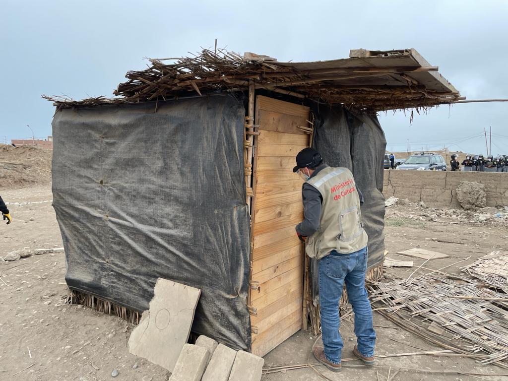 Ministerio de Cultura recupera área invadida de la Zona Arqueológica Monumental Los Huacos en la provincia de Huaura