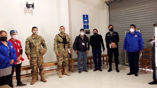 Foto de autoridades de Huanta