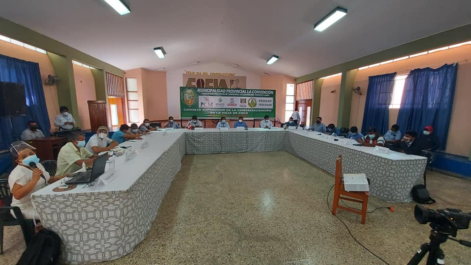 Desarrollan séptima reunión del consejo supervisor de la comercialización de la hoja de coca