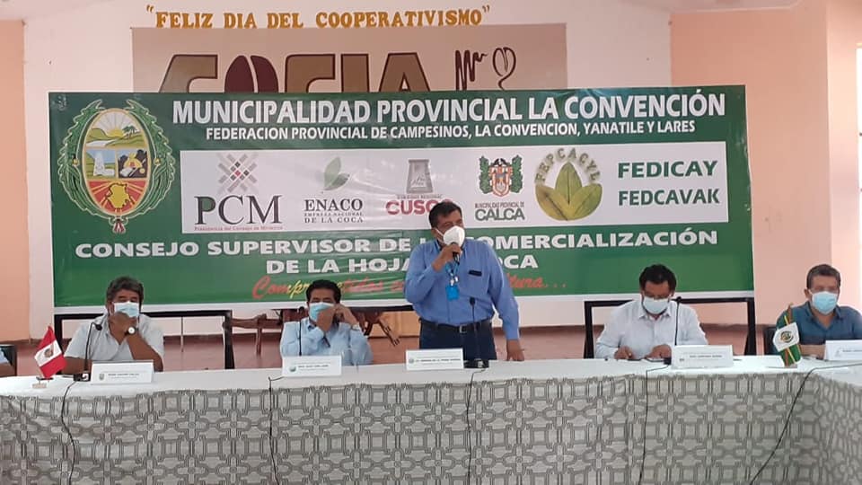 Desarrollan séptima reunión del consejo supervisor de la comercialización de la hoja de coca