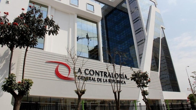 Imagen JPG de la fachada de la sede central de la Contraloría.