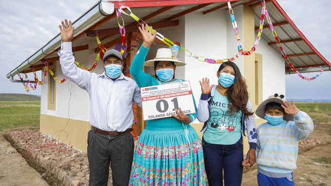 Ministerio de Vivienda ejecutó 2367 viviendas Sumaq Wasi en el mes de mayo  - Gobierno del Perú