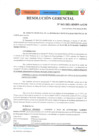 Vista preliminar de documento Resolución Gerencial Nº 043 - Aprobación del plan de actividades saberes productivos