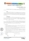 Vista preliminar de documento Resolución Gerencial Nº 054 - Aprobación de plazo para remodelación de ambiente de recreación