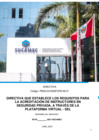 Vista preliminar de documento PROYECTO DE DIRECTIVA PARA EL PROCESO DE SELECCION Y ACREDITACION DE  INSTRUCTORES - PLATAFORMA SEL (03.06.2021)vf.pdf