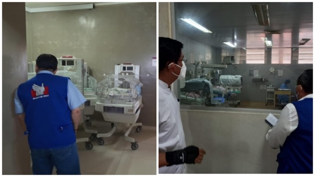 Fotos de área de neonatología