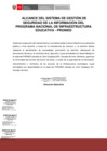 Vista preliminar de documento Alcance del SGSI del PRONIED 