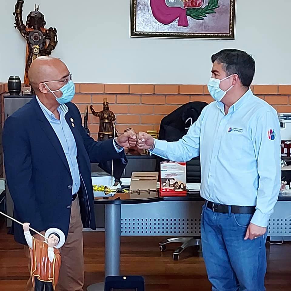 Pdte del Conadis y Alcalde de la Municipalidad de Cajamarca