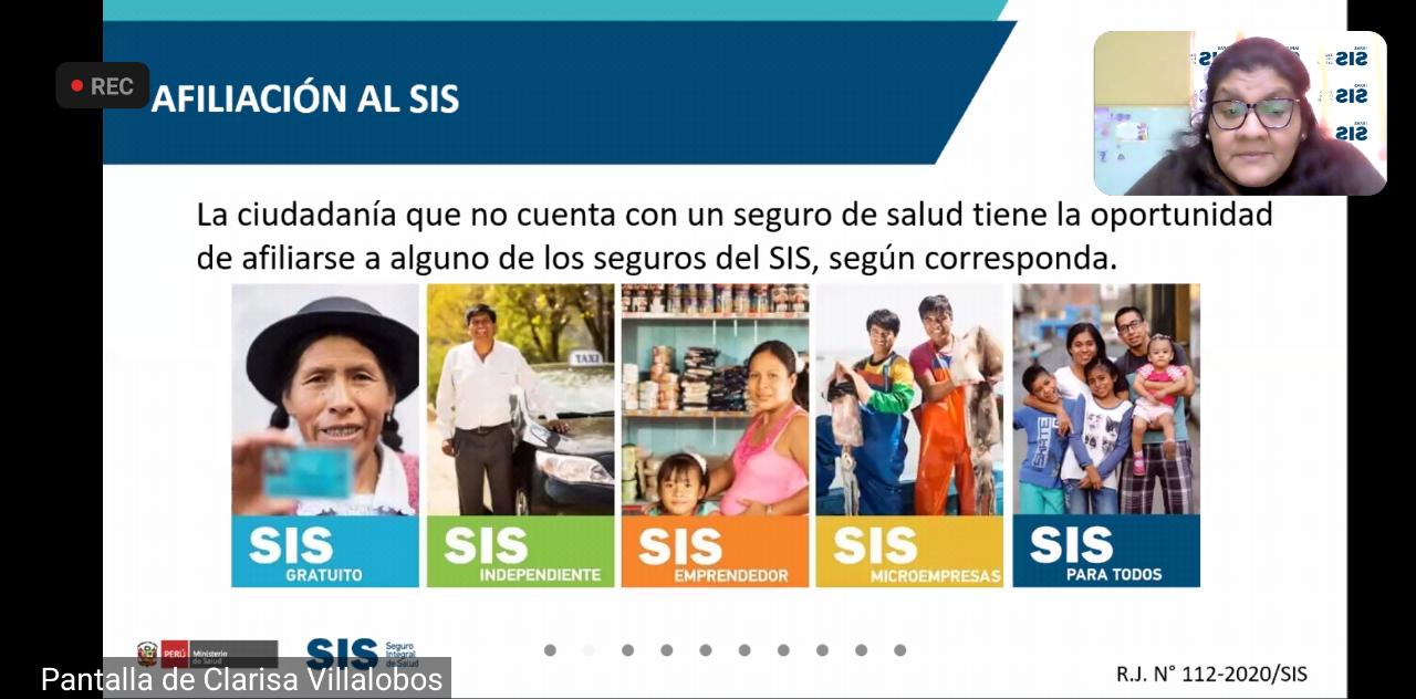 Ministerio de Cultura promueve la inscripción de artistas al Seguro Integral de Salud - SIS