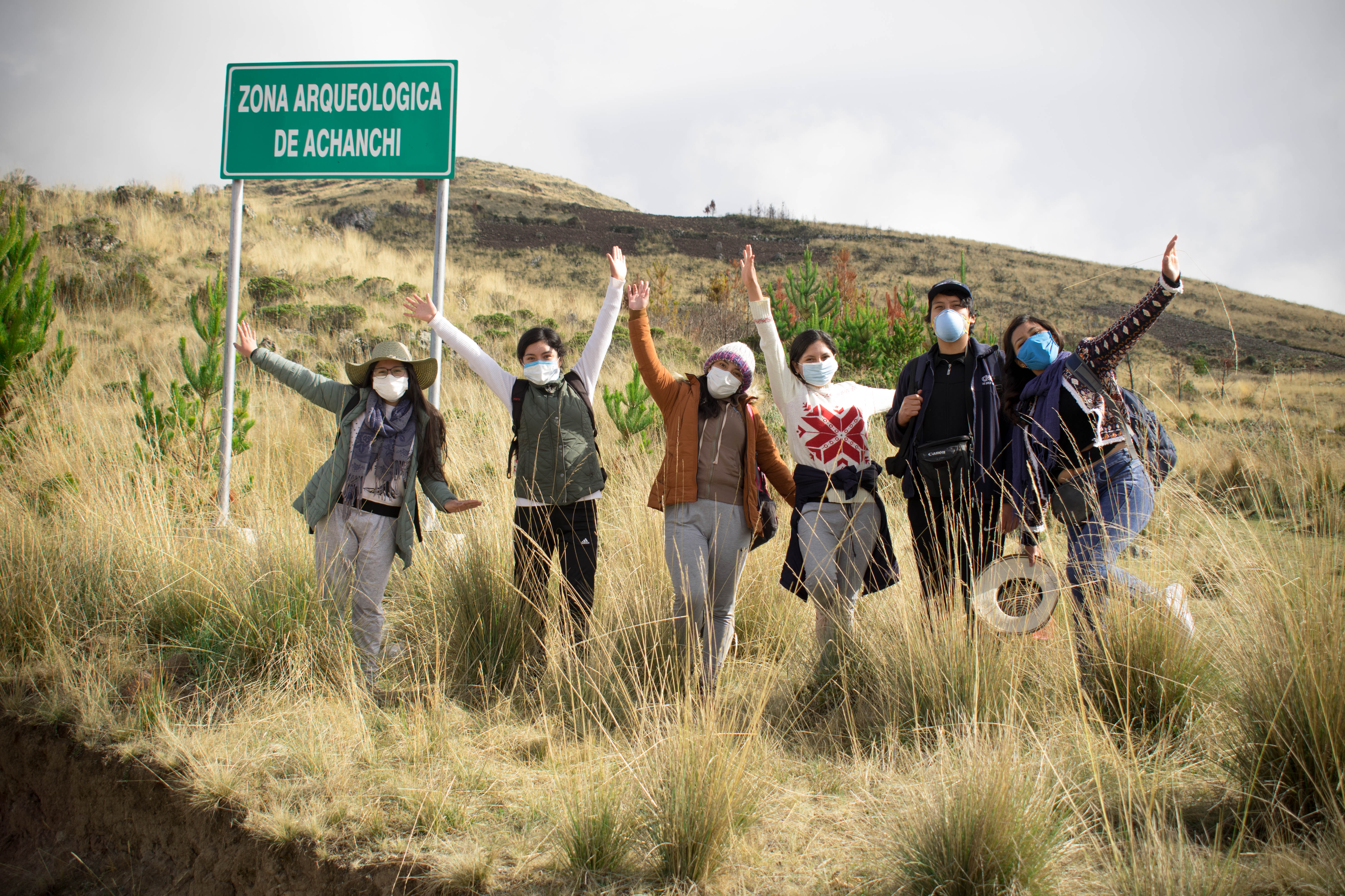 Jóvenes integrantes de estrategia DEFENSORES DEL PATRIMONIO