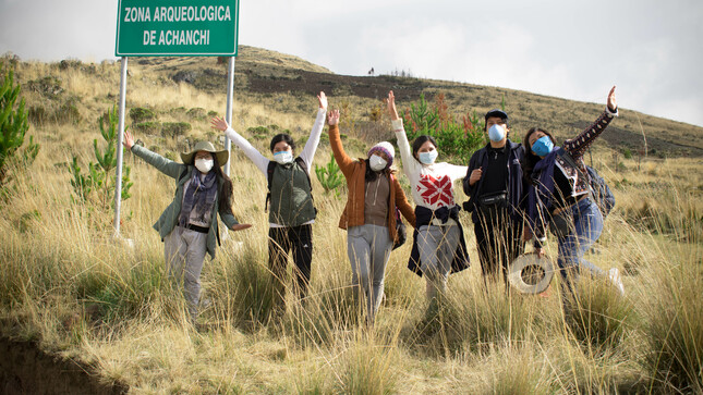 Jóvenes integrantes de estrategia DEFENSORES DEL PATRIMONIO
