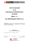Vista preliminar de documento OMA 111 Lista de Capacidades