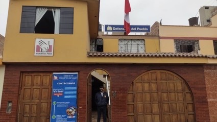 Foto de fachada de la oficina defensorial