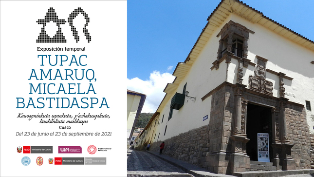 Muestra sobre Túpac Amaru y Micaela Bastidas se traslada a Cusco por el Bicentenario