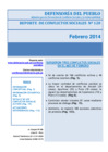 Vista preliminar de documento Reporte-Mensual-de-Conflictos-Sociales-N-120---Febrero-2014