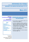 Vista preliminar de documento Reporte-Mensual-de-Conflictos-Sociales-N-121---marzo-2014