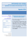 Vista preliminar de documento Reporte--Mensual-de-Conflictos-Sociales-N-126-Agosto-2014