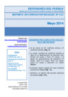 Vista preliminar de documento Reporte-Mensual-de-Conflictos-Sociales-N-123---2014