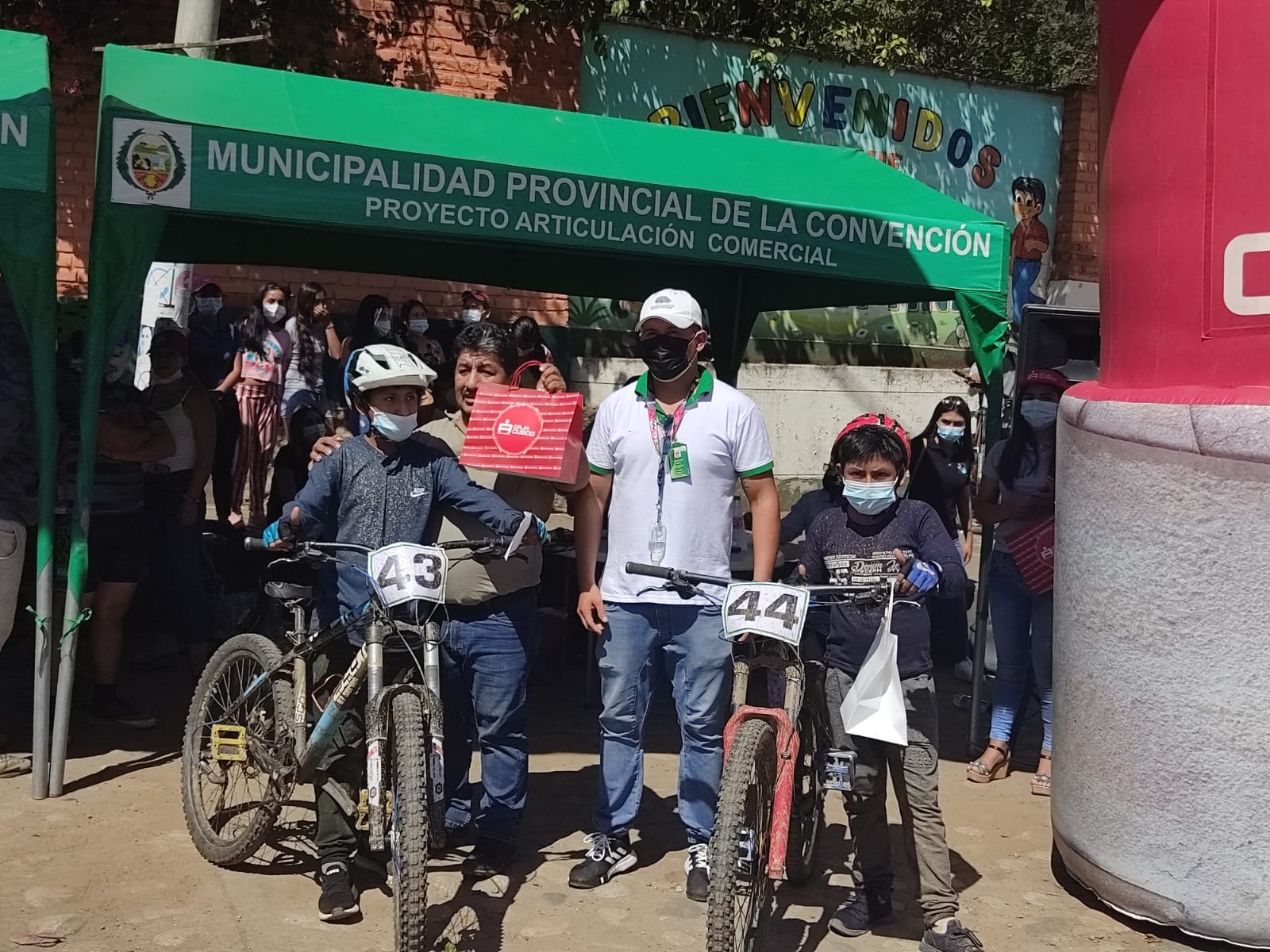 Competencia de ciclismo y montaña