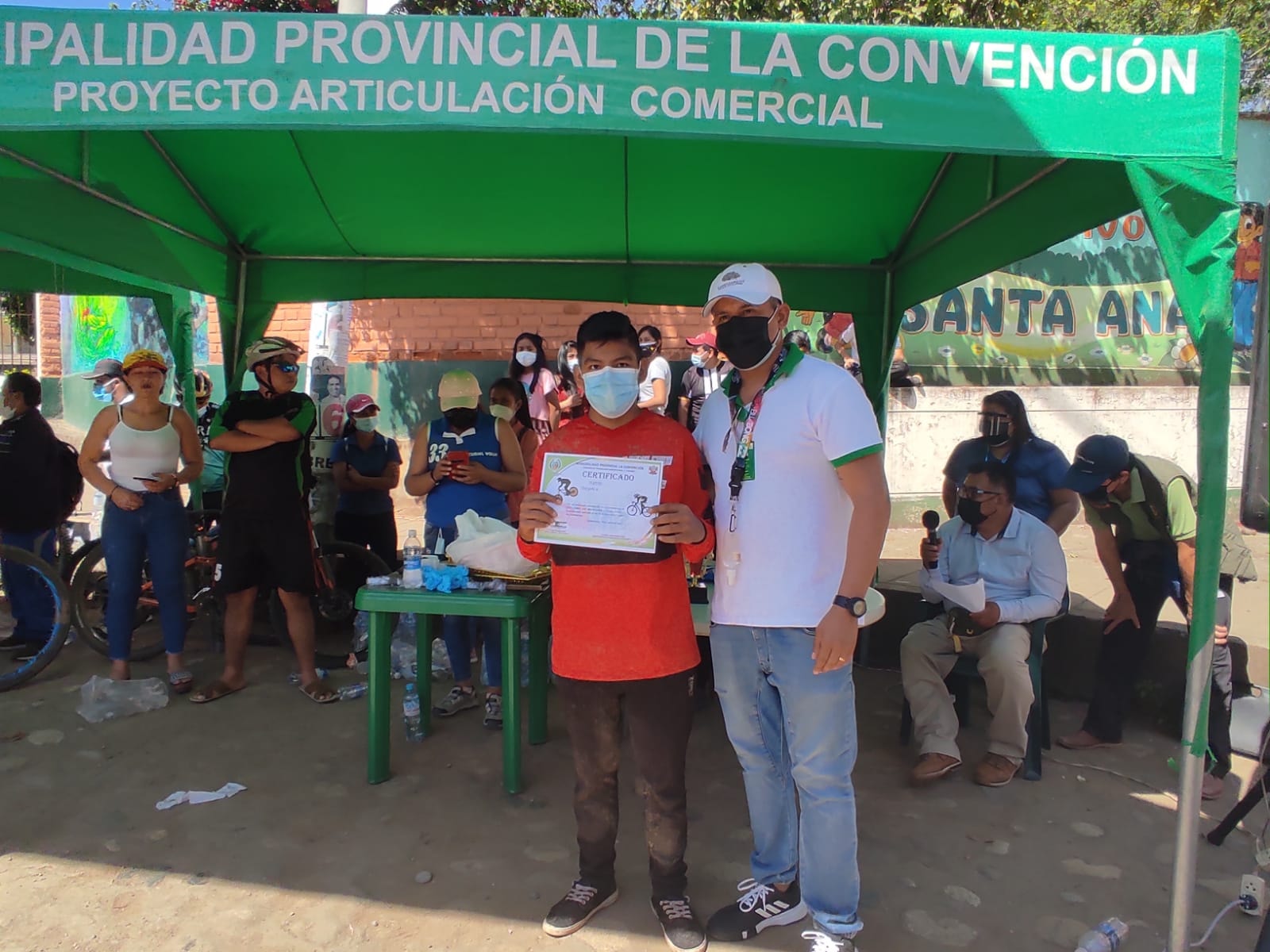 Competencia de ciclismo y montaña