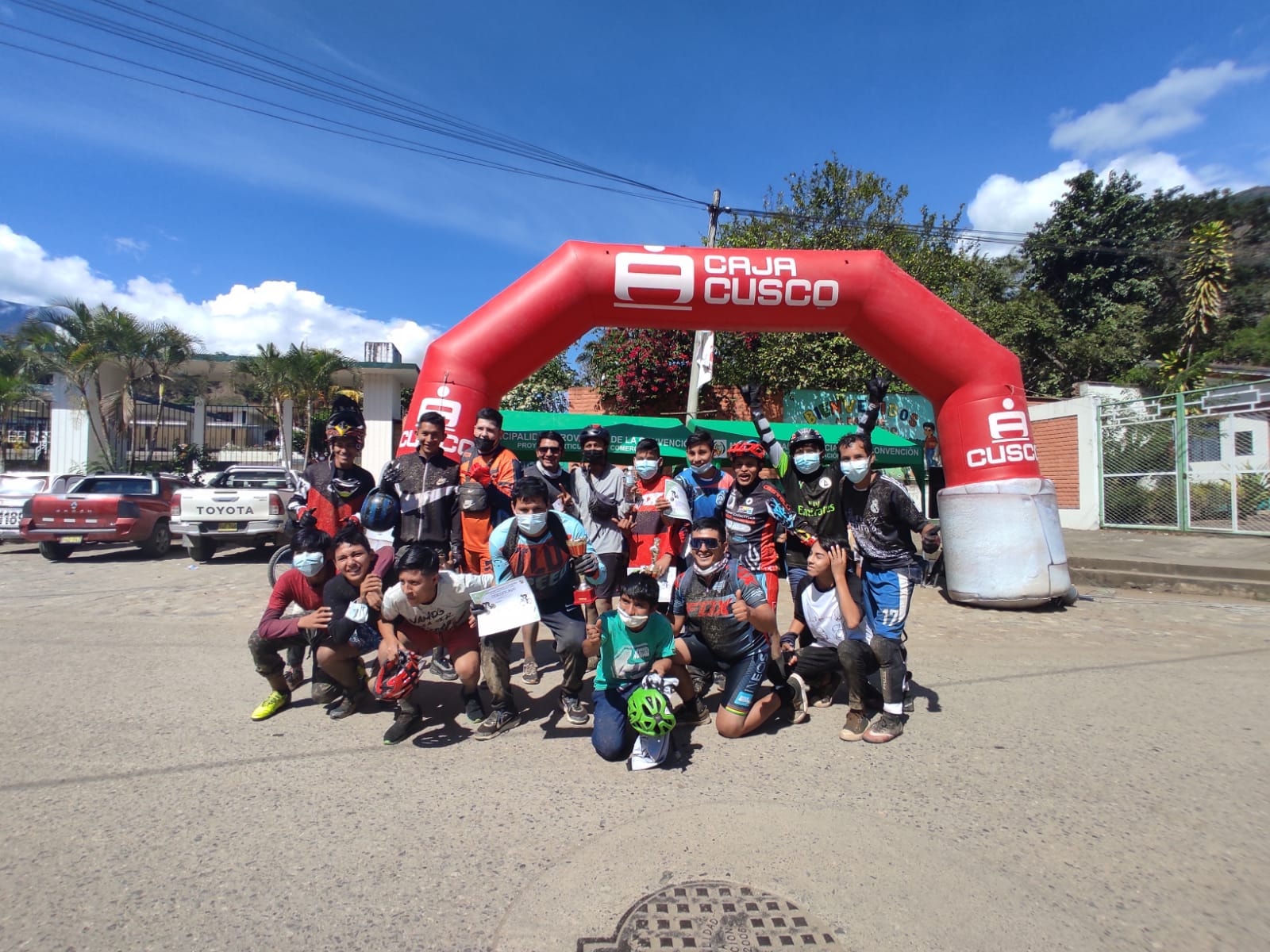Competencia de ciclismo y montaña