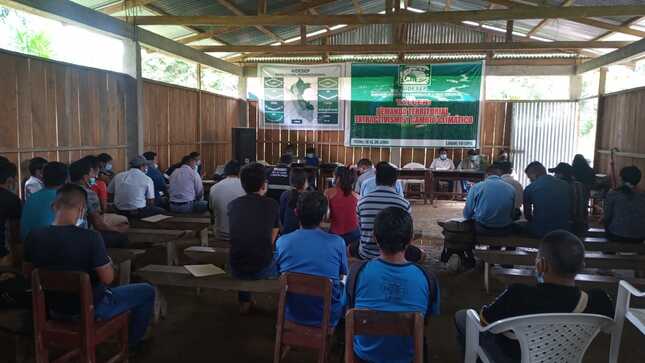 Ministerio de Cultura difunde mensajes sobre importancia de vacunación contra la COVID-19 en la comunidad nativa de Yutupis en Amazonas