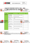 Vista preliminar de documento PLAN DE GOBIERNO DIGITAL 2021 - 2023 DEL MINISTERIO DEL AMBIENTE.pdf