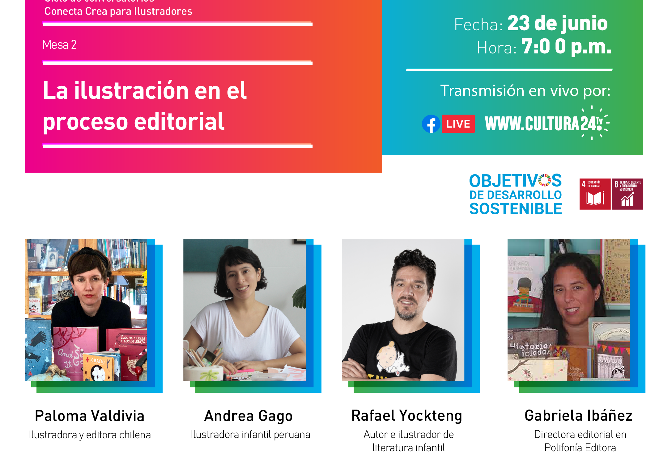 Ministerio de Cultura inicia programa Conecta Crea para Ilustradores