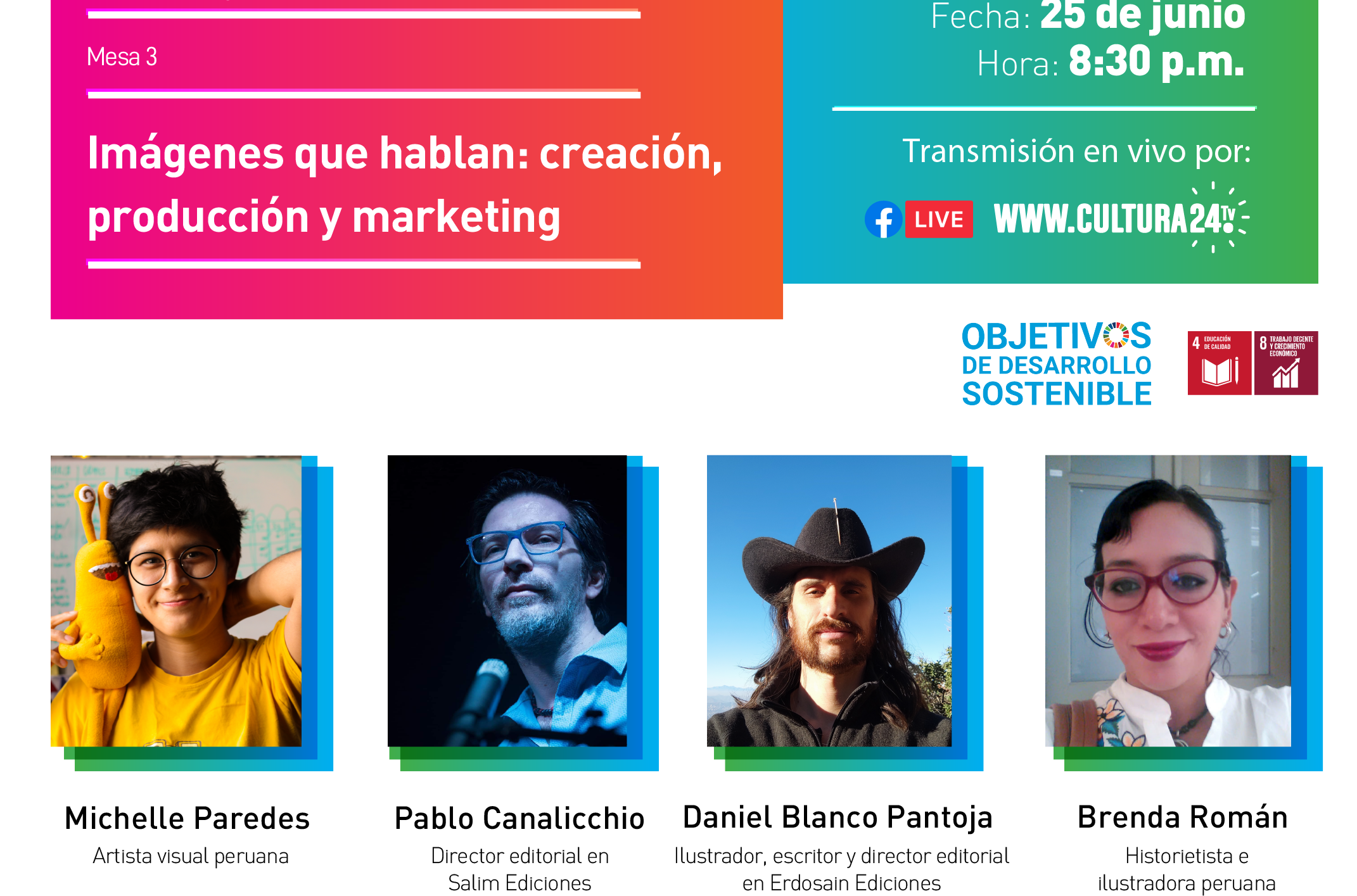 Ministerio de Cultura inicia programa Conecta Crea para Ilustradores