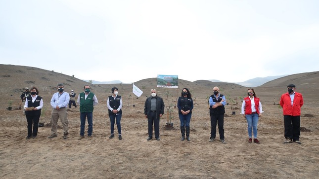 Viceministro de Políticas para la Defensa participó en plantación de árboles del proyecto Ciudad Bicentenario