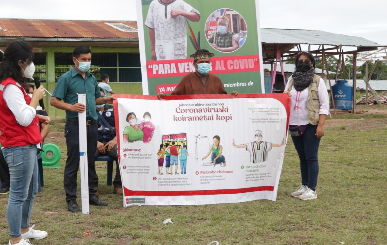 Ministerio de Cultura: Se inicia proceso de vacunación contra la COVID-19 de pueblos indígenas amazónicos de Huánuco