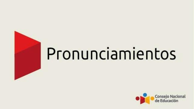 El Consejo Nacional de Educación se dirige a la ciudadanía, a fin de manifestar su malestar e indignación por diversos hechos bochornosos que no expresan pedagogía en la política