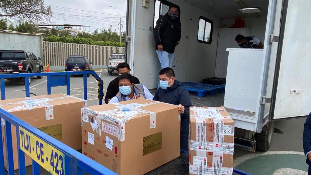 Minsa envió 71 370 dosis de vacunas contra la COVID-19 del laboratorio de Pfizer