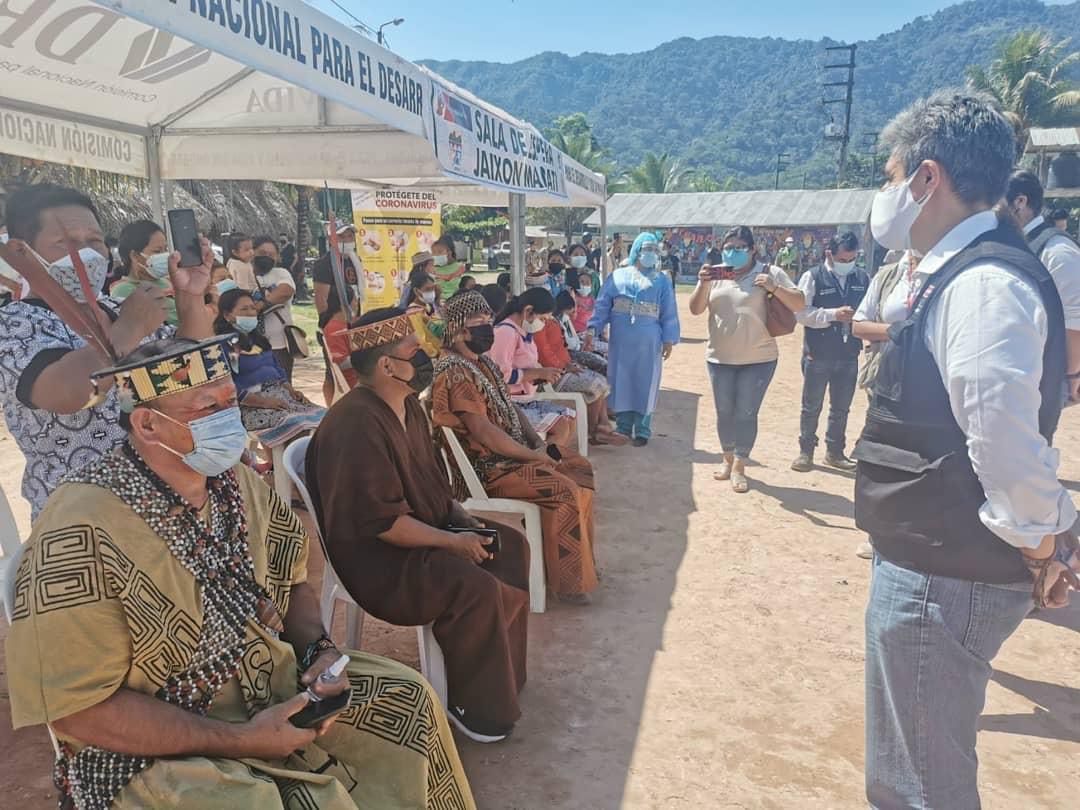 Inició la vacunación en pueblos indígenas u originarios de la región Huánuco 