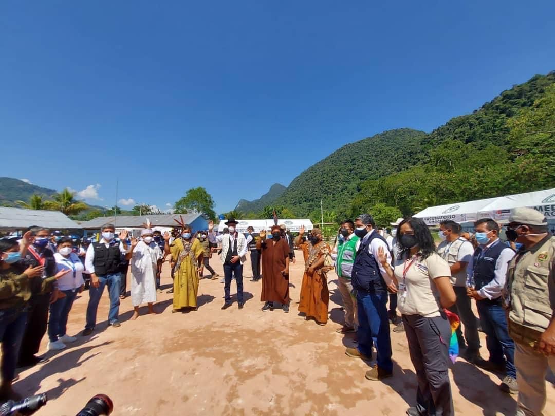 Inició la vacunación en pueblos indígenas u originarios de la región Huánuco 