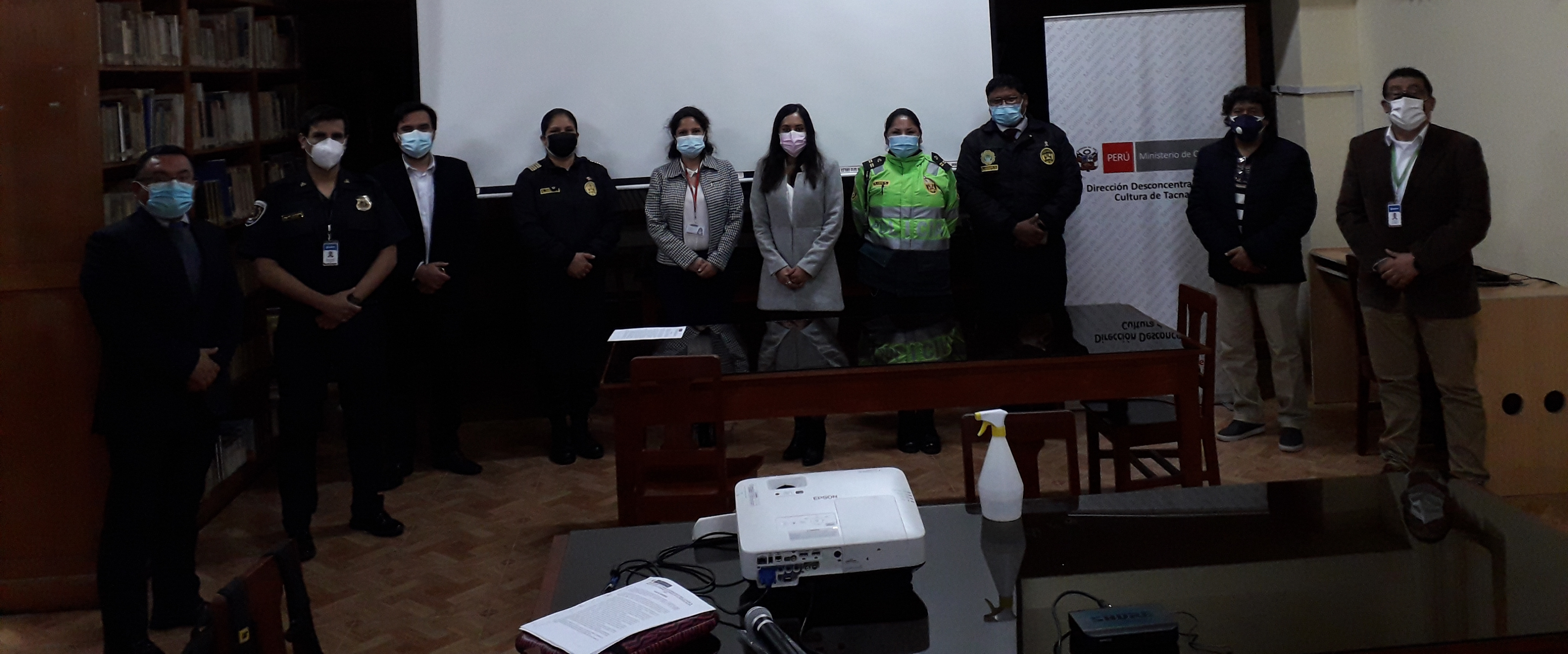 Se desarrolló reunión con entidades públicas de la región Tacna para fortalecer la lucha contra el tráfico ilícito de bienes culturales
